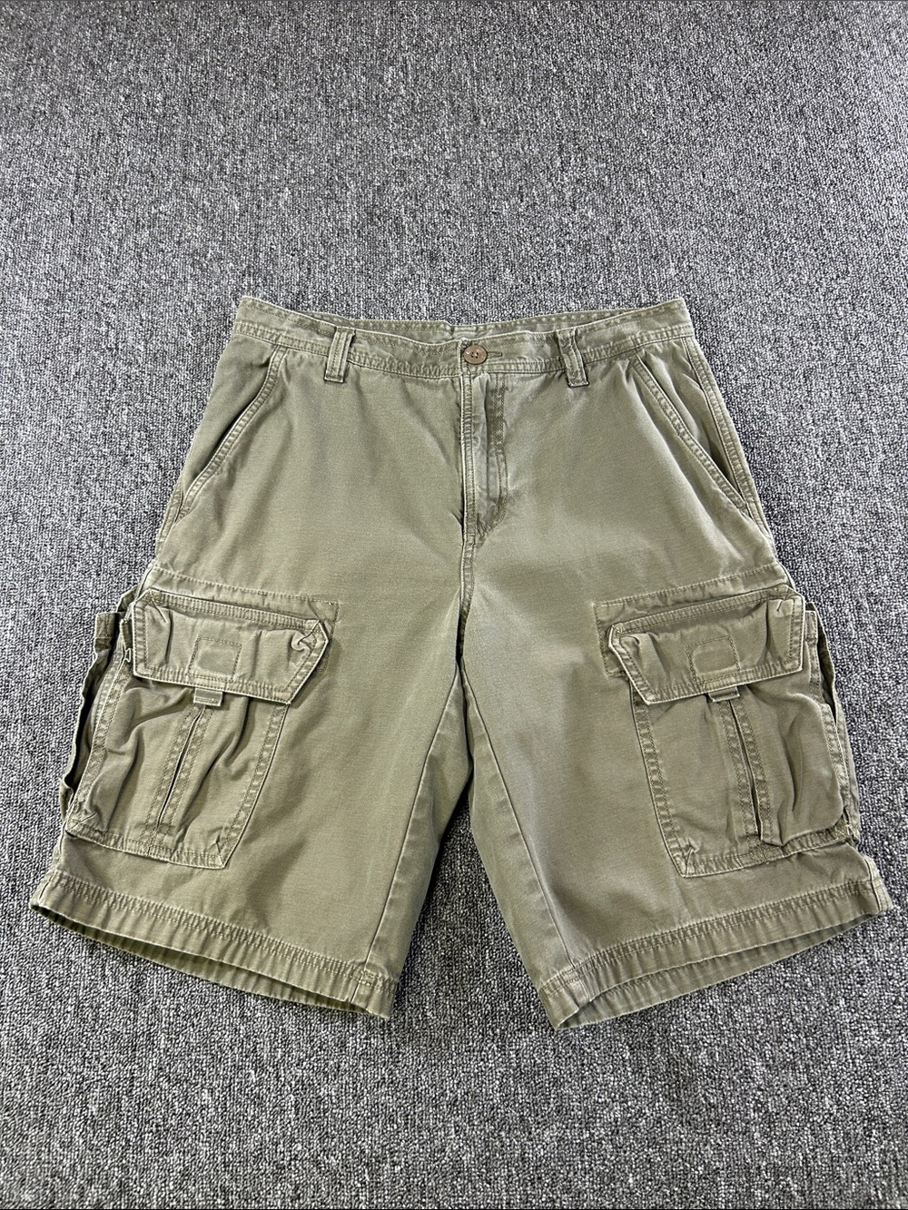 The North Face Cargo Shorts Men 32 Olive Green Utility Hiking Outdoor